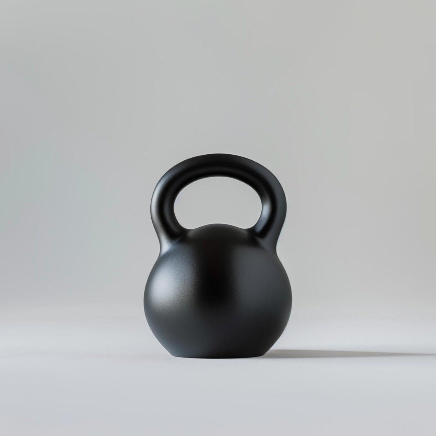 Fitvect 10kg kettlebell with black color on a light gray background