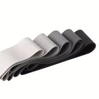 Set of Fitvect gray and black resistance bands on a white background